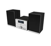 Thomson MIC122BT Home Audio Micro System 50W Sistema de Audio para el hogar - Microcadena (Negro, Plata, Monótono, Frente, 50 W, FM)