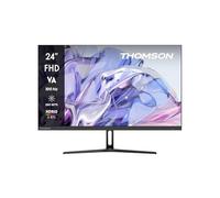 THOMSON 24 Pulgadas Full HD Monitor, frecuencia de actualización de 100 Hz, Panel VA, relación de Contraste 4000:1, HDMI, luz Azul Baja, Montaje VESA 75x75, Negro, M24FB2Y14