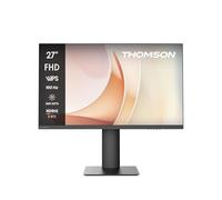 THOMSON Monitor Business Full HD de 27 Pulgadas con cámara emergente, Panel IPS de 100 Hz, alimentación USB-C de 65 W, Dos Altavoces, HDMI, Negro, M27FB7C14V