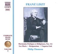 Thomson,Philip - Liszt : intégrale de l'oeuvre pour piano Vol.3