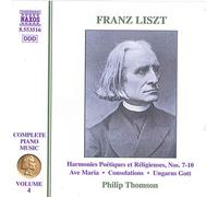 Thomson,Philip - Liszt : intégrale de l'oeuvre pour piano Vol.4