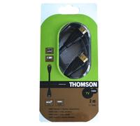 Thomson Premium Cable HDMI 2m 3D 1080p Full HD TV para Bd DVD Receptor PC LCD