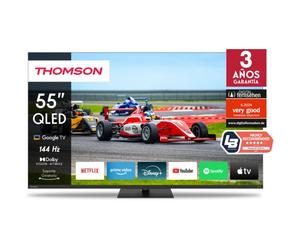 Thomson Q70 Series 55" 55QG7C14 QLED 4K Ultra HD 144Hz HDMI 2.1 Google TV HDR Dolby Vision