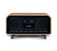Radio-réveil Bluetooth - THOMSON - Vintage Cosy - 30W, Radio FM, Double alarme, Écran LCD, Chargeur USB-C, Alim. 230V