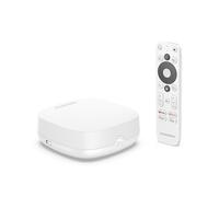 Thomson Streaming Box Plus 270 White, Google TV, 4K UHD, Altavoz Integrado para Voz Manos Libres, Google Cast, Netflix, Disney+, Wi Fi, Adaptador de Corriente multienchufe, 3 GB de RAM, 32 GB de