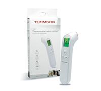THOMSON Thermo FH2 - Termómetro sin contacto - Instantáneo, preciso - Modo objeto y corporal - Alarma de fiebre, 3 colores - Pantalla LCD retroiluminada para mediciones de noche