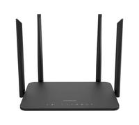 Thomson THWR 1200 - Router Gigabit de Doble Banda WiFi 5 WiFi hasta 1200 Mbps, 2,4 GHz y 5 GHz, 4 Antenas, conexión de módem WAN, conexión LAN, USB 2.0, Blanco THWR1200