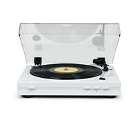 Thomson TT351 - Tocadiscos 2 velocidades (33/45 RPM), transmisión por Correa, Retorno automático, Cabezal AT3600L, Blanco