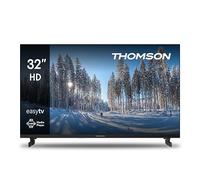 THOMSON TV 32 Pulgadas (81 cm) HD Easy TV, Televisor LED (No Smart), Triple Sintonizador (DVB-T/T2/C/S/S2), Dolby Audio, Modo Hotel, Reproductor Multimedia, Mando Retroiluminado, 3X HDMI, 32HD2S13