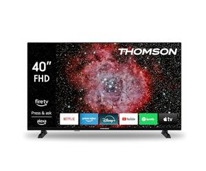 THOMSON TV 40 Pulgadas (100 cm) FHD Smart Fire TV, Control por Voz Alexa, Triple Sintonizador (DVB-T/T2/C/S/S2), Dolby Audio, DTS Virtual:X, HDR10, WiFi, Bluetooth, HDMI, 40FF2S34