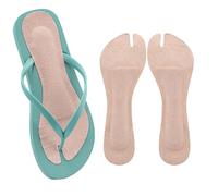 Thong Sandal Cushion, Arch Support Insert, Anti-Slip Pad, Adhesive Foam Backing, Cuttable Comfort Design, Daily Footwear Use, 8.27x2.83 or 9.13x2.99 Inches, Beige, 1 Pair