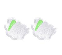 Thong Sandal Toe Protectors, Gel Toe Cushions, 3.54x2.8 Inches Breathable Separator Inserts, Transparent Shock Absorbing Pads with Self Adhesive Soft Ideal for Beach, Outdoor Sandals