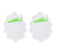 Thong Sandal Toe Protectors, Toe Cushion for Thong Sandals, Shock-Absorbing Transparent Pads, GEL Material, Washable Separator, Support Breathable Comfort for Beach Women and Men, 9x7.1cm