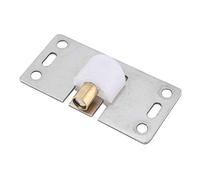 Thonlai 2 Rodillos de Puerta Corredera de Acero Inoxidable de 75 X 38 Mm, Rueda de Cobre con Freno de Amortiguación de Nailon, para Puerta de Armario, Instalación Suave y Silenciosa