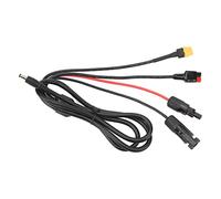 Thonlai Cable de Extensión del Adaptador del Panel Solar Cable del Cargador del Panel Solar Ligero y Duradero para Generadores Solares Material ABS en 5 Pies de Longitud