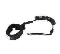 Thonlai Correa para Tabla de Stand Up Paddle, Correa para Tabla de Surf de 5 Pies con PUño Ajustable en el Tobillo y Cordón de PU de 5mm, para Bodyboard y Tabla de Surf (Negra)