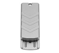 Thonlai Deslizador de la Yema del Dedo, Juguete Sensorial con Tarjeta de Empuje de Aleación de Aluminio con Sensación Mecánica de Primera Calidad, para Meditación de Viaje en Casa y (Gris Oscuro)