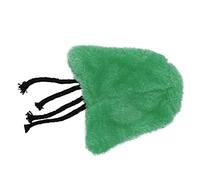 Thonlai Esquina Cálida para Pájaros, Cabaña de Felpa Plegable Lavable a Mano para Que los Pájaros Se Escondan, con Cuerda para una Fácil Instalación en la Jaula (Verde Hierba)