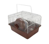 Thonlai Jaula para Hámster, Jaula para Animales Pequeños, Hábitat Portátil para Mascotas con Rueda para Correr, Botella de Agua, Tazón de Comida para Conejillos de Indias, Conejos
