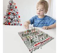 Thonlai Juego de 450 Figuras de Mini Soldado, 69 Accesorios, Soldados de Juguete del Ejército con Escenas de Campo de Batalla, para Niños, Adultos, Regalos, Fiesta de Cumpleaños de