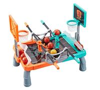 Thonlai Juego de Baloncesto para Niños, Baloncesto de Mesa con Entrenamiento de Coordinación Mano-Ojo, Juego Interactivo para e Hijos para Juegos en Interiores y Desarrollo de (color1)