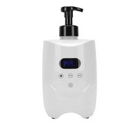 Thonlai Máquina de Espuma, Calentador de Espuma de Afeitar Profesional de Calentamiento Rápido y Uniforme con Pantalla de Temperatura para Hombres, Barberías y Salones (Enchufe europeo 220V)