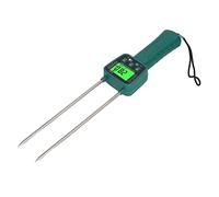 Thonlai Medidor de Humedad de Heno Probador de Humedad de Grano Medidor de de Grano 14 Cultivos Retroiluminación LCD Transmisión de Voz Sonda de Acero de Doble Varilla par