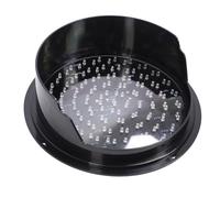 Thonlai Semáforo, Material de PVC IP53 LED Resistente Al Agua de Doble Color de 235 Mm de Diámetro con Viseras Solares, para Semáforo de Montaje en Pared