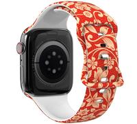 THONWO Correa de reloj de diseño elegante compatible con correas de Apple Watch de 38 mm, 40 mm, 41 mm, 42 mm, 44 mm, 45 mm, 46 mm, 49 mm, correas deportivas de silicona suave para iWatch Series 10, 9