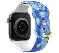 THONWO Correa de reloj de diseño elegante compatible con correas de Apple Watch de 38 mm, 40 mm, 41 mm, 42 mm, 44 mm, 45 mm, 46 mm, 49 mm, correas deportivas de silicona suave para iWatch Series 10, 9