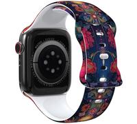 THONWO Elegante correa de diseño compatible con correas de Apple Watch de 38 mm, 40 mm, 41 mm, 42 mm, 44 mm, 45 mm, 46 mm, 49 mm, correas deportivas de silicona suave para iWatch Series 10 9 8 7 6 5 4