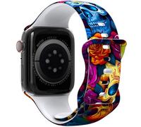 THONWO Elegante correa de diseño compatible con correas de Apple Watch de 38 mm, 40 mm, 41 mm, 42 mm, 44 mm, 45 mm, 46 mm, 49 mm, correas deportivas de silicona suave para iWatch Series 10, 9, 8, 7, 6