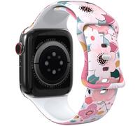 THONWO Elegante correa de diseño compatible con correas de Apple Watch de 38 mm, 40 mm, 41 mm, 42 mm, 44 mm, 45 mm, 46 mm, 49 mm, correas deportivas de silicona suave para iWatch Series 10, 9, 8, 7, 6