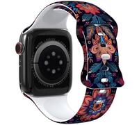 THONWO Elegante correa de diseño compatible con correas de Apple Watch de 38 mm, 40 mm, 41 mm, 42 mm, 44 mm, 45 mm, 46 mm, 49 mm, correas deportivas de silicona suave para iWatch Series 10, 9, 8, 7, 6
