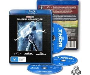 Thor 3-Movie Collection (Thor / Thor: The Dark World / Thor: Ragnarok) [Blu-ray] [Region Free]