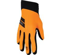 Thor Agile Hero Guantes de Motocross, negro-naranja, tamaño 2XL para Hombres