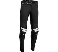 Thor Assist Pantalones de bicicleta, negro-blanco, tamaño 38 para Hombres