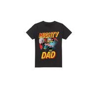 Thor - Camiseta Mighty Dad para Hombre (XL) (Negro)