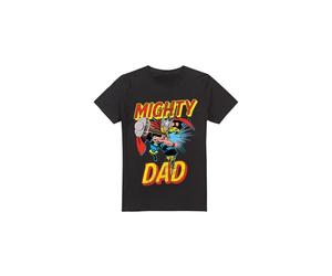 Thor - Camiseta Mighty Dad para Hombre (XL) (Negro)