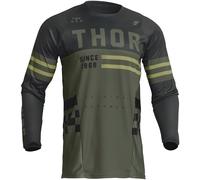 THOR Camisetas Pulse Combat Junior Army / Black 2023 L