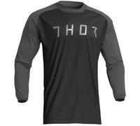 THOR Camisetas Terrain Black / Charcoal 2023 3XL
