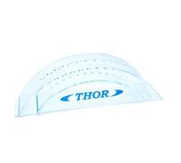 THOR-DARTS Soporte para dardos (acrílico, 12 unidades), Azur, transparente