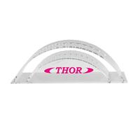 THOR-DARTS Soporte para dardos (acrílico, 12 unidades), rosa, 4 zestawy, transparente