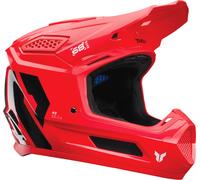 Thor Fleet Forge, casco de motocross L female Rojo Neón/Negro/Blanco