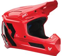 Thor Fleet Forge Casco de motocross para niños, negro-rojo, tamaño M