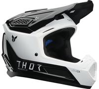 Thor Fleet Storm Casco de motocross, negro-blanco, tamaño 2XL para Hombres
