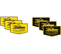 Thor Hallman Juego de pegatinas - 6 piezas, negro-amarillo