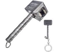 Thor Hammer & Mjolnir Mini llavero abridor de botellas vintage creativo, abridor de botellas 3D para amantes de la cerveza con imán 2 piezas
