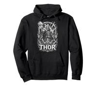 Thor Hammer of Storms Viking Thunder and Warrior Sudadera con Capucha