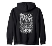 Thor Hammer of Storms Viking Thunder and Warrior Sudadera con Capucha